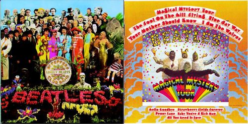 Sgt. Peppers Lonely Heart's Club Band y Magical Mystery Tour