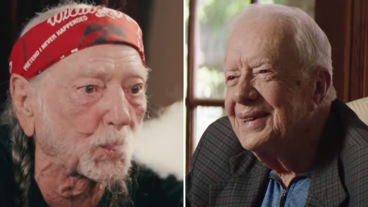 Jimmy Carter confirma que Willie Nelson fumó a su hijo en el techo de la Casa Blanca