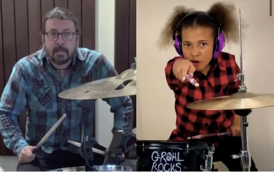 Dave Grohl reconoce la derrota en la batalla de tambores con Nandi Bushell