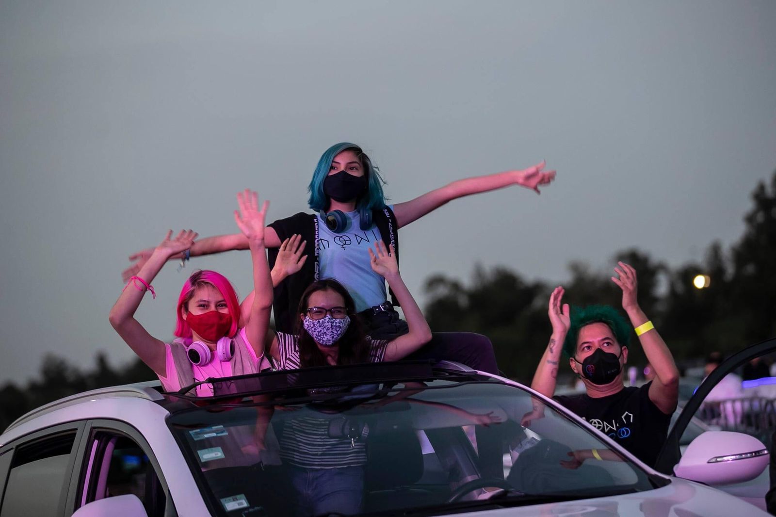 Galería de Moenia en autoconcierto 2021 en el Autódromo Hermanos Rodríguez (11)