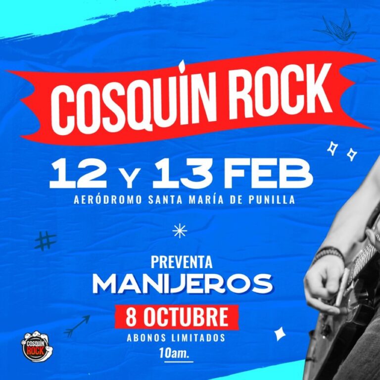 Cosquín Rock vuelve y anuncia su edición 2022