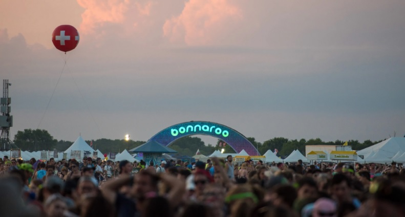 llamadas accidentales al 911 en Bonnaroo