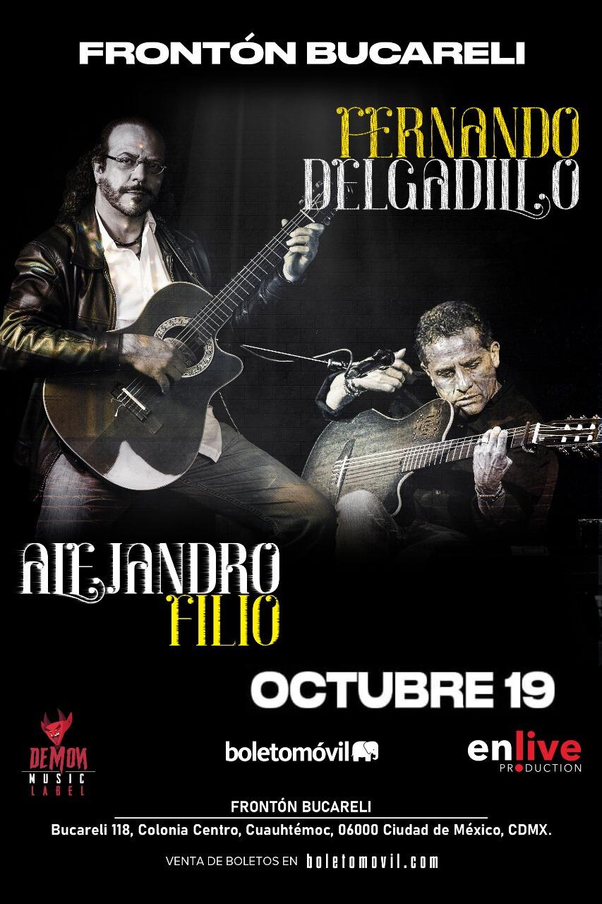 FERNANDO DELGADILLO ALEJANDRO FILIO FRONTON BUICARELI OCT 2024 CARTEL
