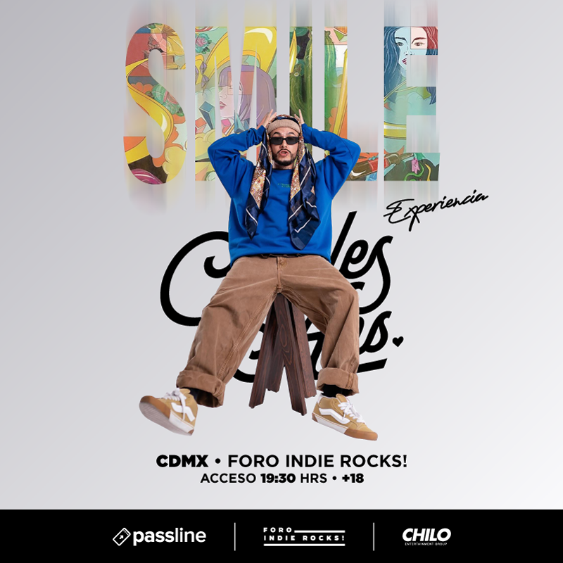 SMILE” DE CHARLES ANS CUMPLE 10 DE AÑOS, SE PRESENTARÁ EN EL FORO INDIE ROCKS