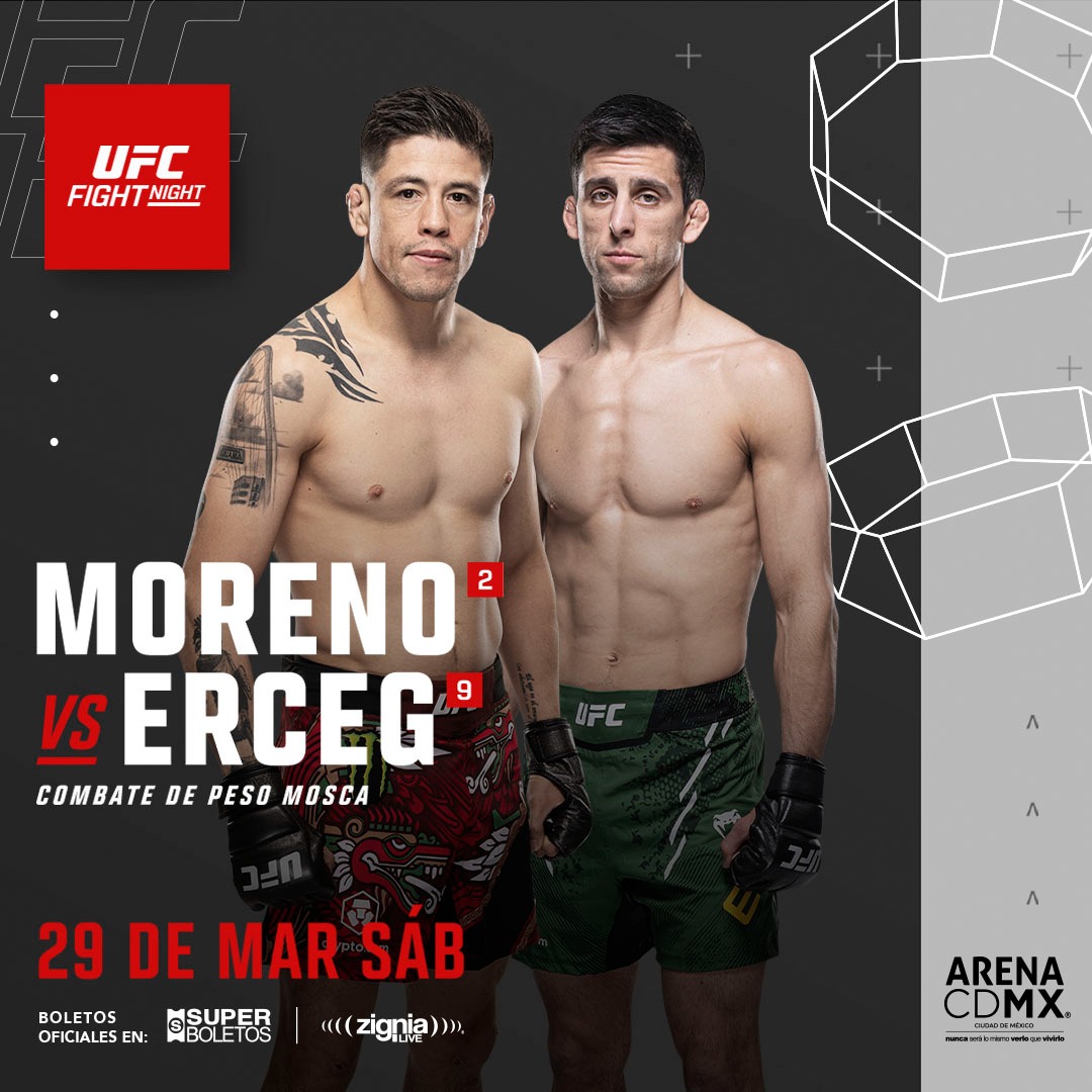 UFC regresa a la Arena CDMX este 29 de marzo