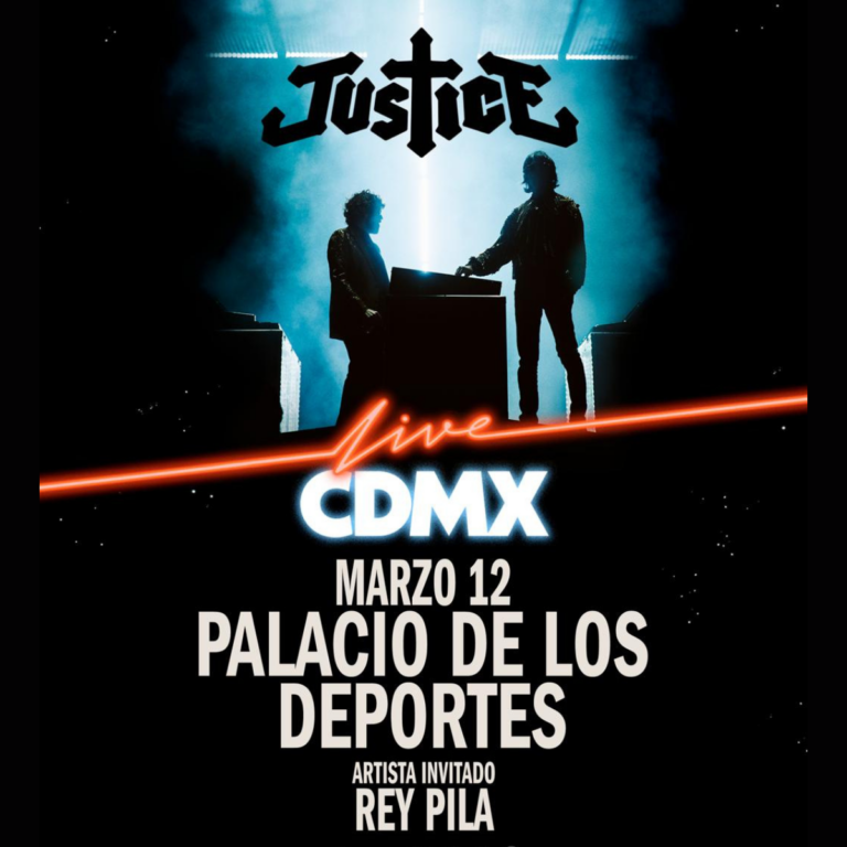 REY PILA anuncia show como banda abridora de Justice