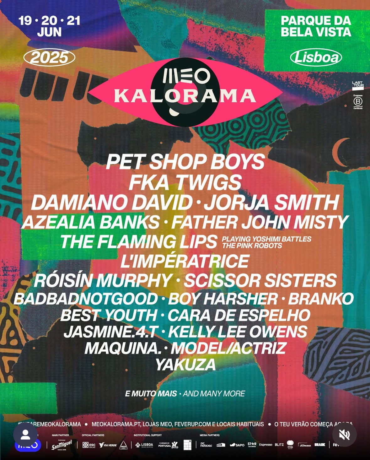 Pet Shop Boys, FKA Twigs, Jorja Smith, Father John Misty lideran la alineación apilada de MEO Kalorama 2025