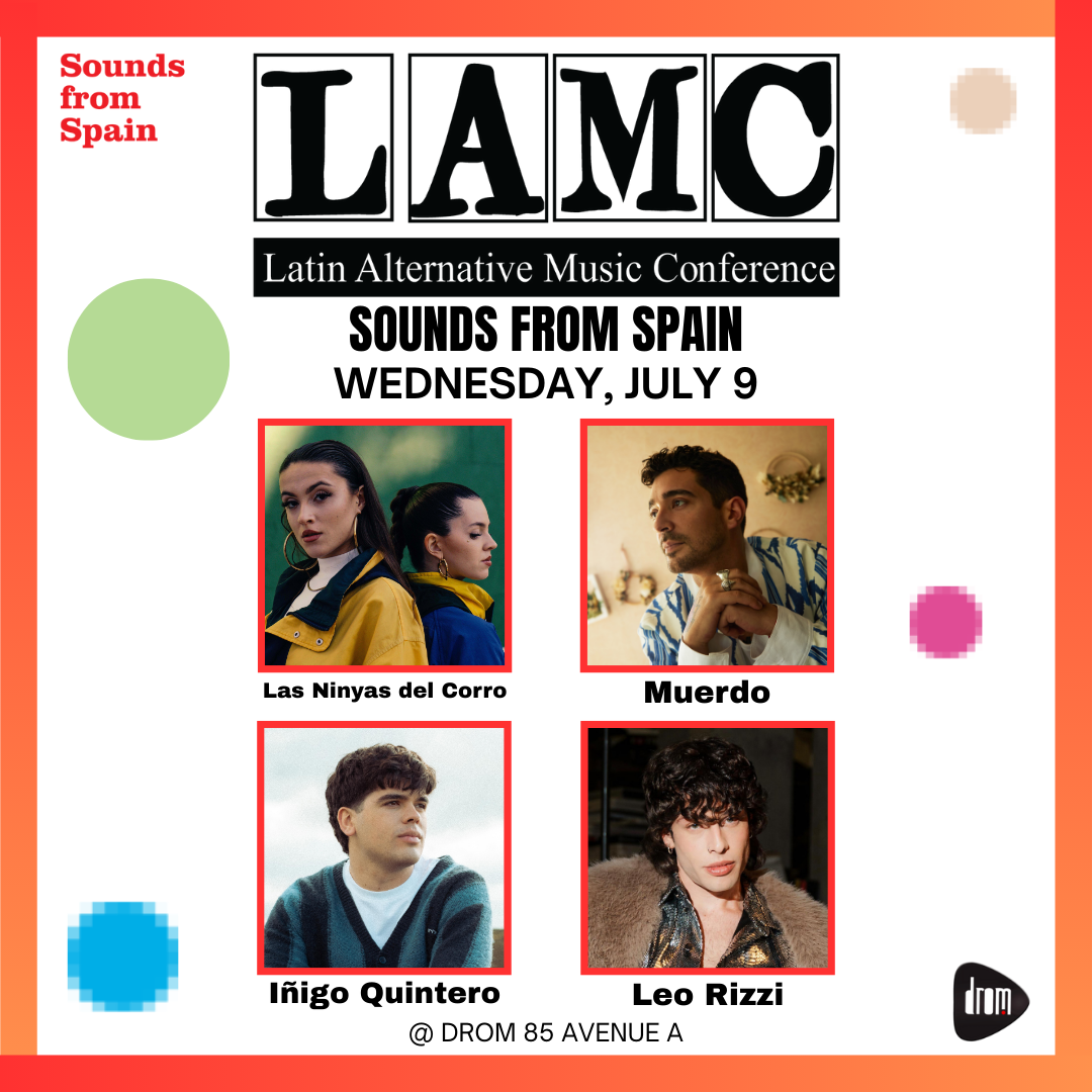 LAMC 2025 - Anuncio de los Artistas del Showcase de Sounds Fr