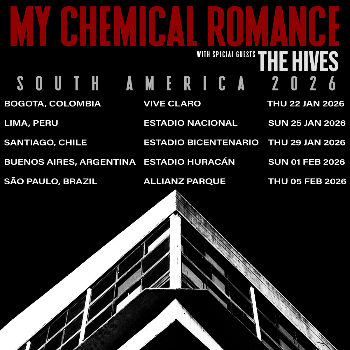 My Chemical Romance y The Hives