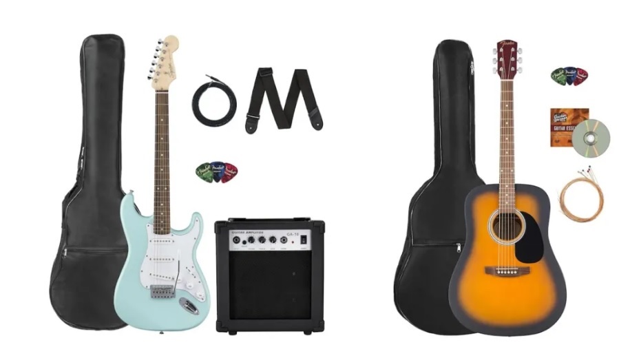 Amazon ofrece excelentes ofertas en kits de guitarra Fender para principiantes