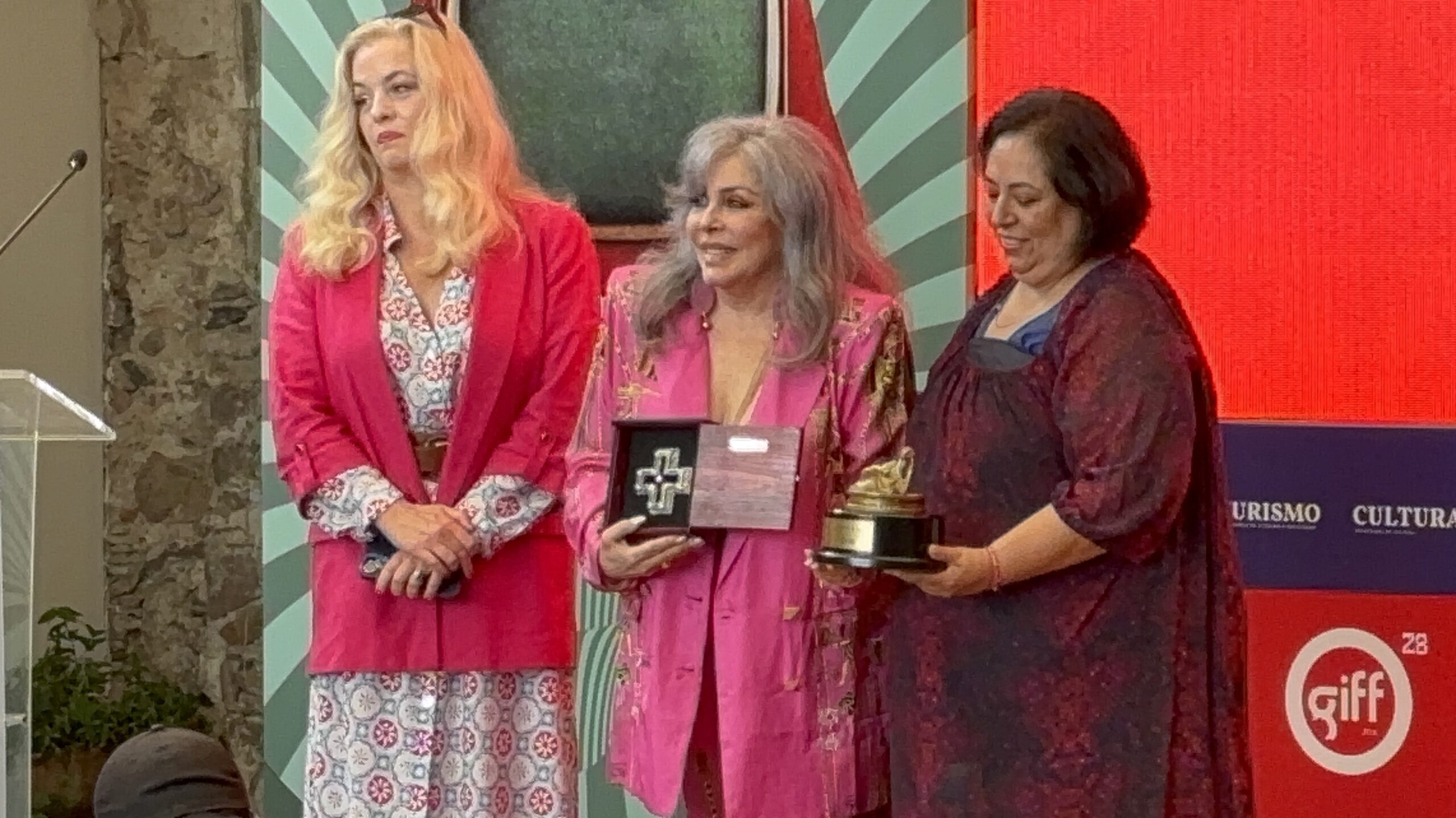 Homenaje Verónica castro en GIFF Guanajuato