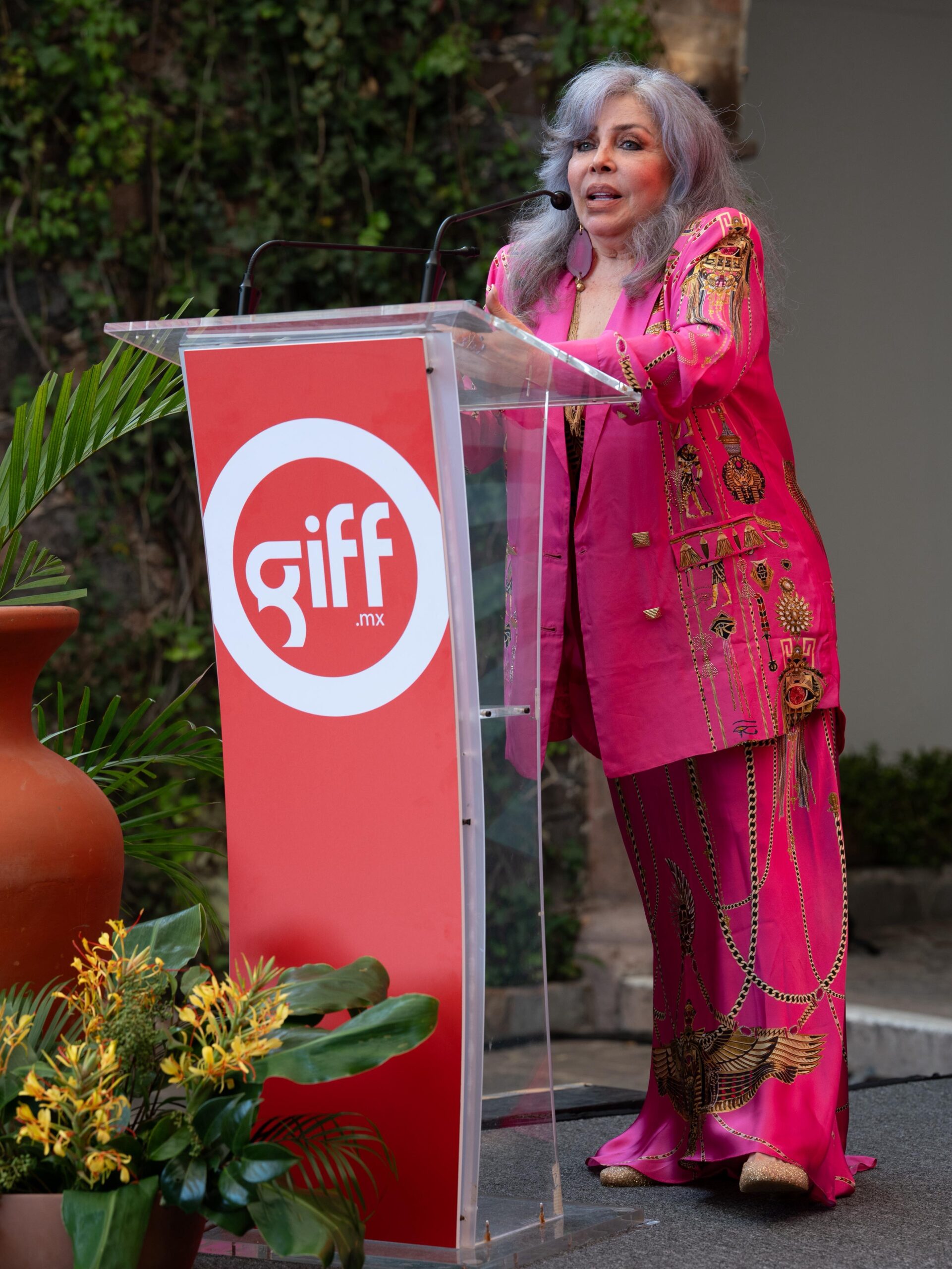 Homenaje Verónica castro en GIFF Guanajuato