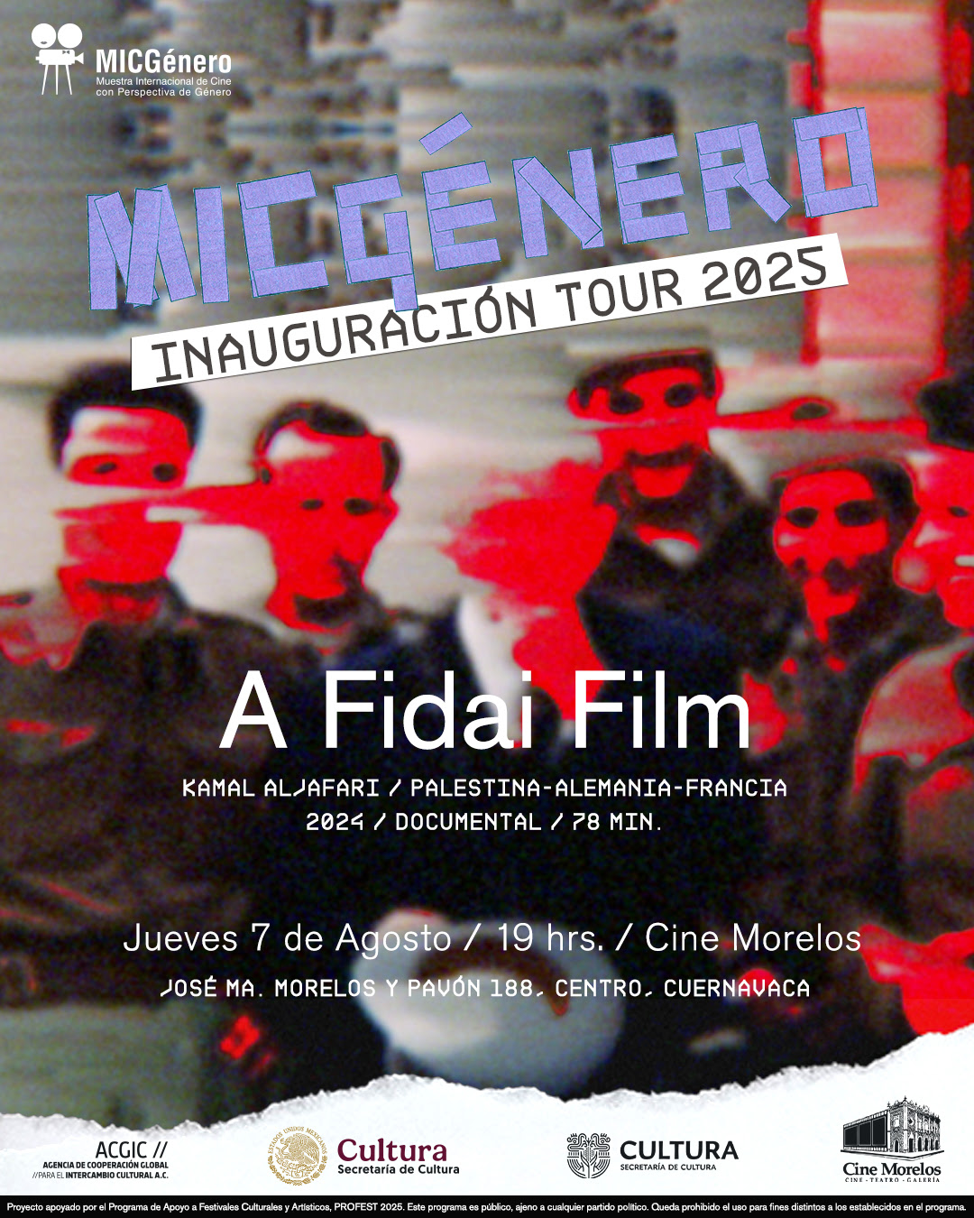 MICGénero Tour 2025 arranca este 7 de agosto en Cine Morelos