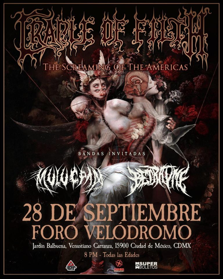 CRADLE OF FILTH REGRESA A MÉXICO