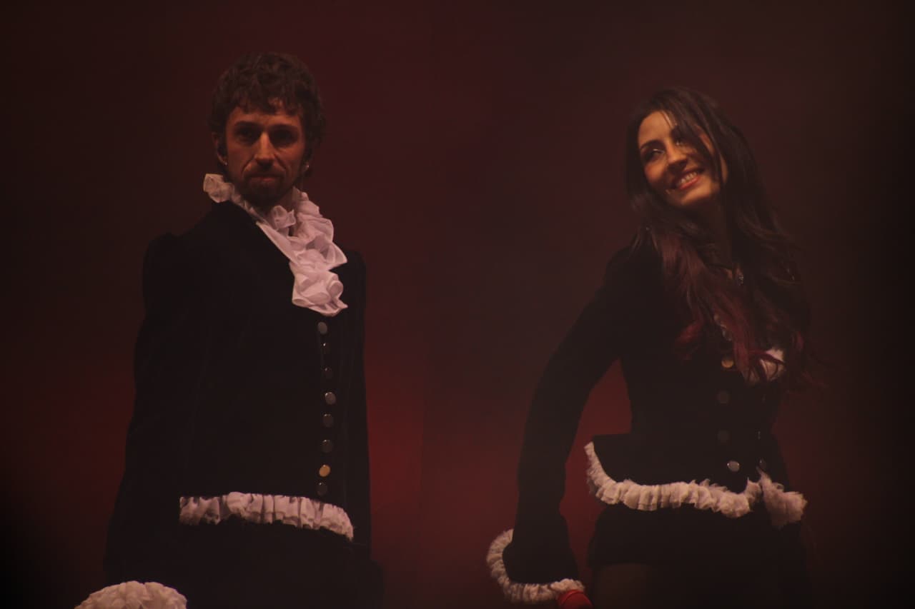 Esteman y Daniela Spalla Palacio de los deportes (2)