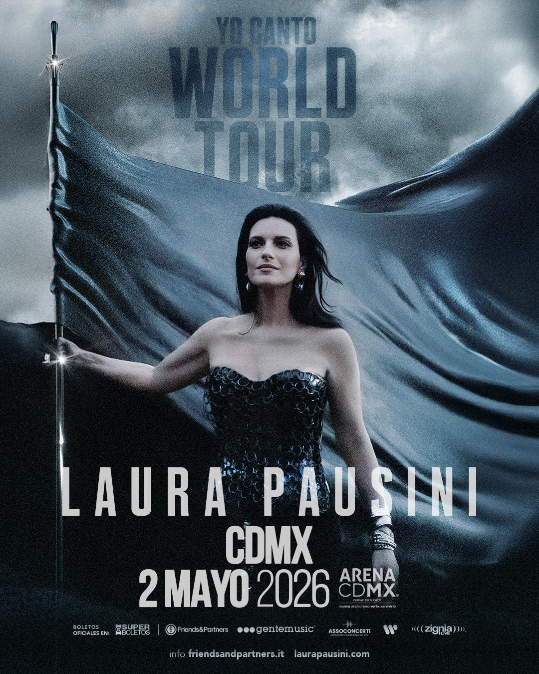 LAURA PAUSINI regresa una vez más a la Arena CDMX con Yo Canto World Tour