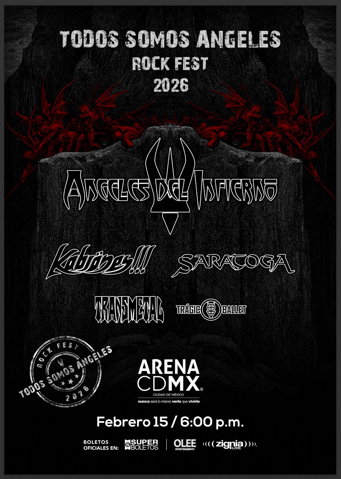 TODOS SOMOS ANGELES CDMX OCT 2025 CARTEL