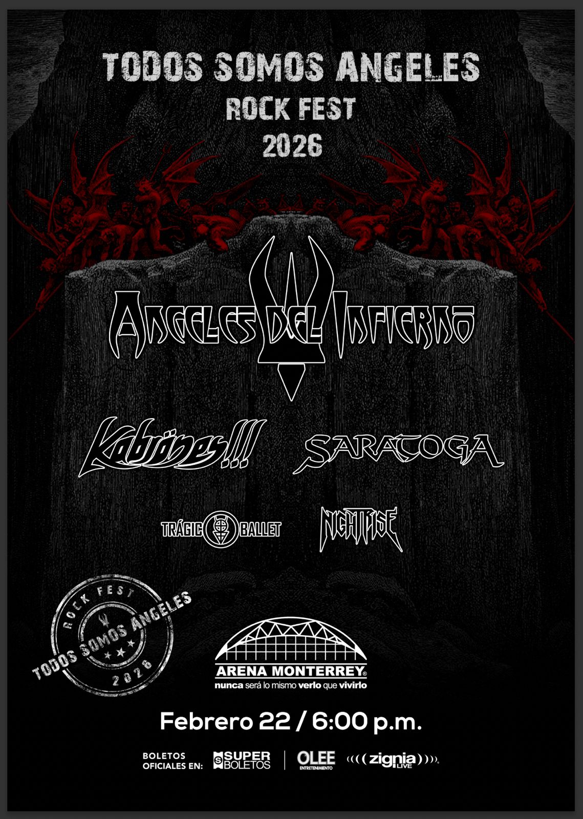 TODOS SOMOS ANGELES MTY OCT 2025 CARTEL