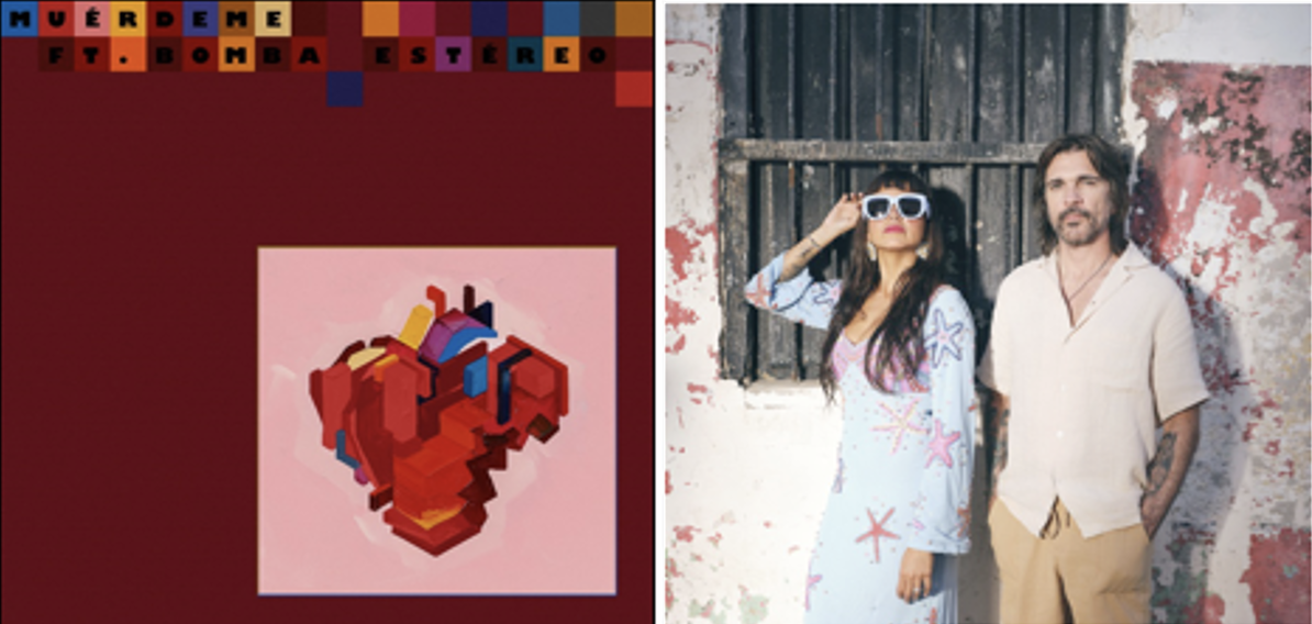 JUANES Y BOMBA ESTÉREO UNEN FUERZAS Y LANZAN “MUÉRDEME”