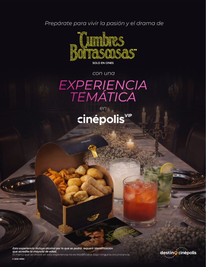 Experiencia temática de Cumbres Borrascosas en Cinépolis VIP