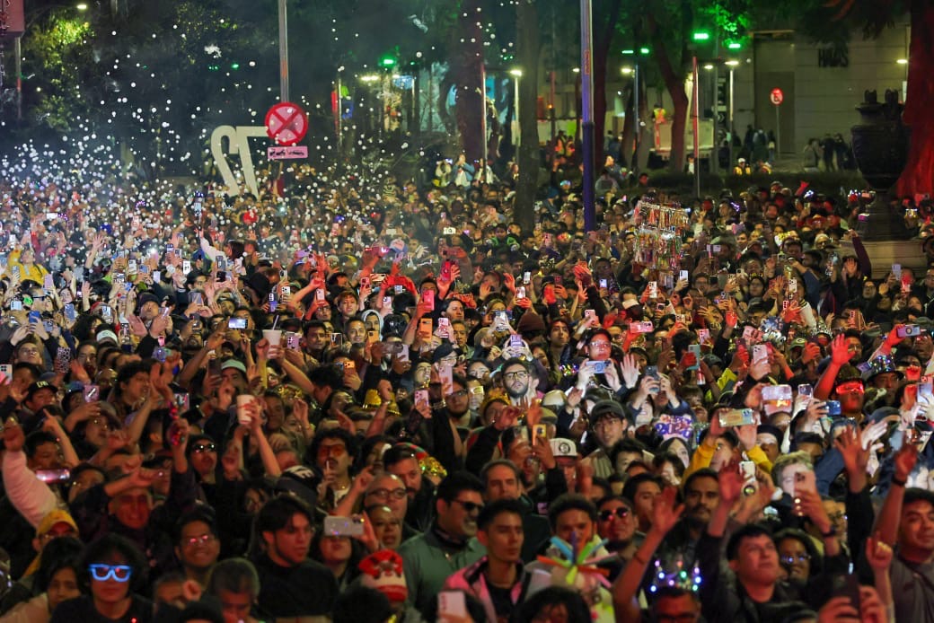 Fin de año 2025 Ángel de la independencia