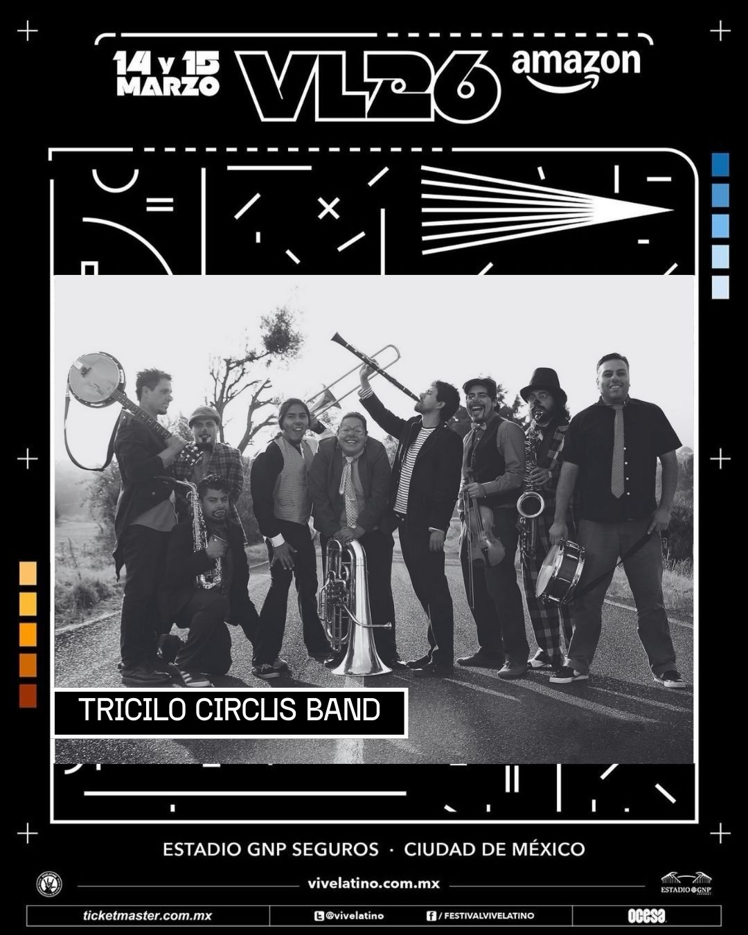 15 Tricilo circus band