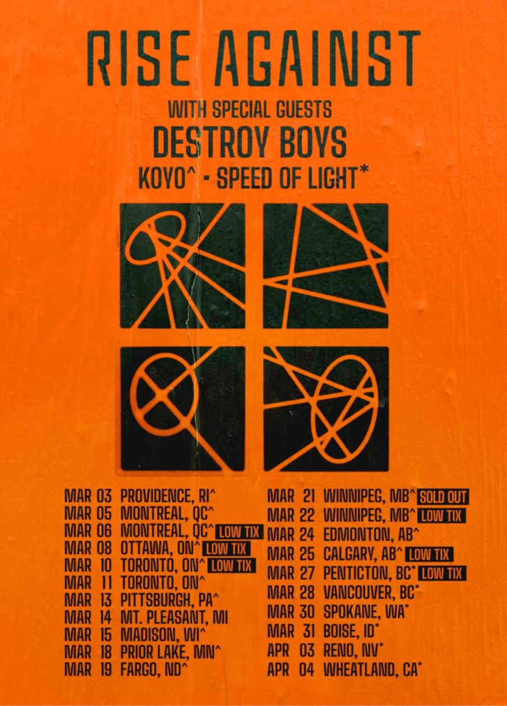 RISE AGAINST LANZA THE A.R.T. PROJECT