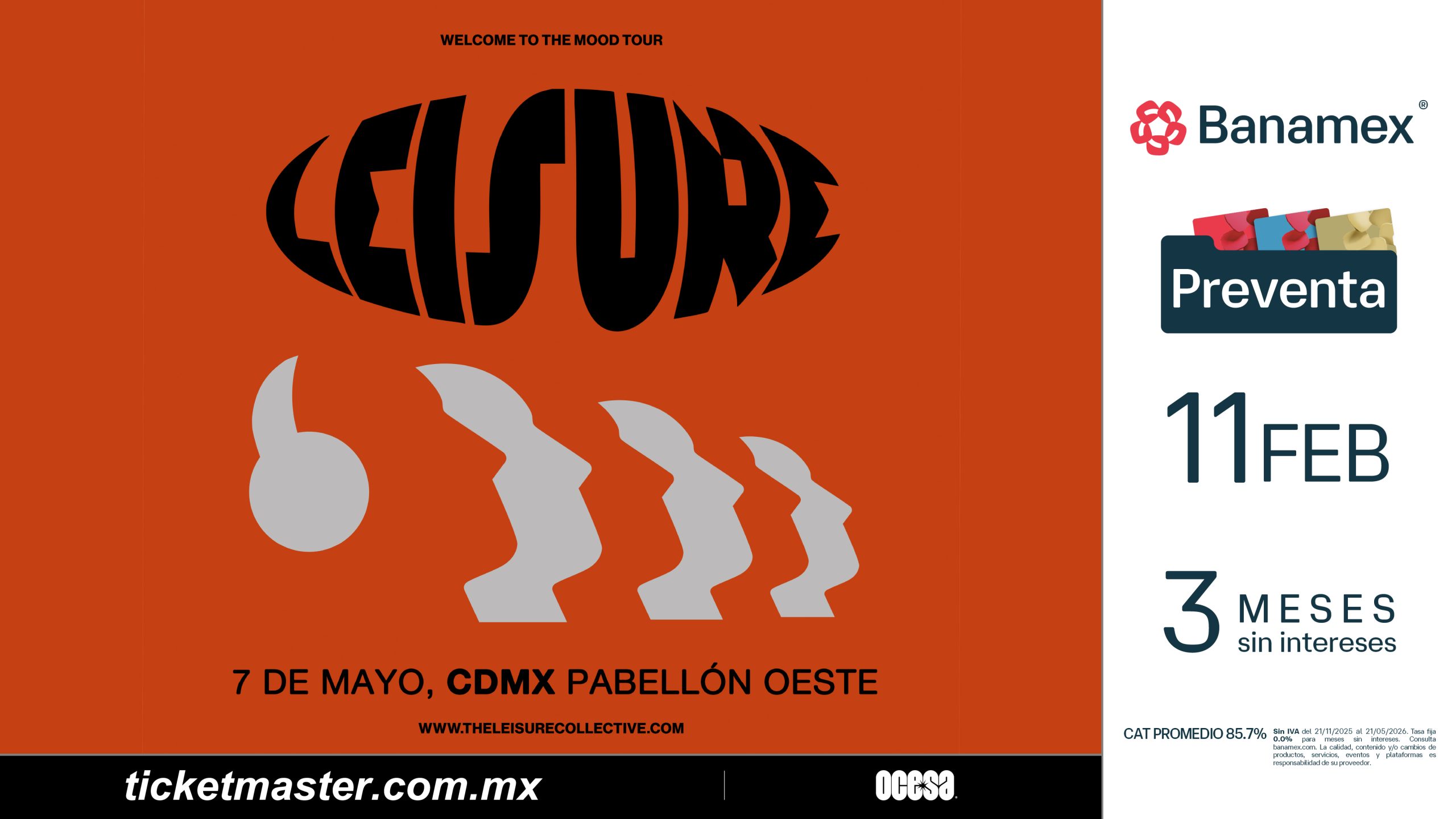 leisure welcome tot he mood tour mexico 2026
