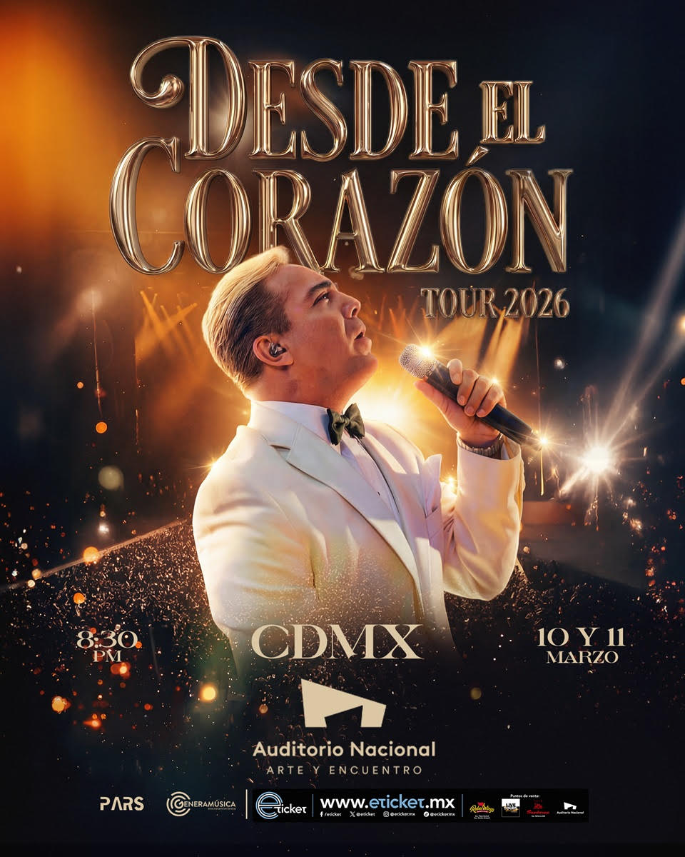 CRISTIAN CASTRO CONFIRMA DOS ÚLTIMAS FUNCIONES TRAS SUS LLENOS EN EL AUDITORIO NACIONAL