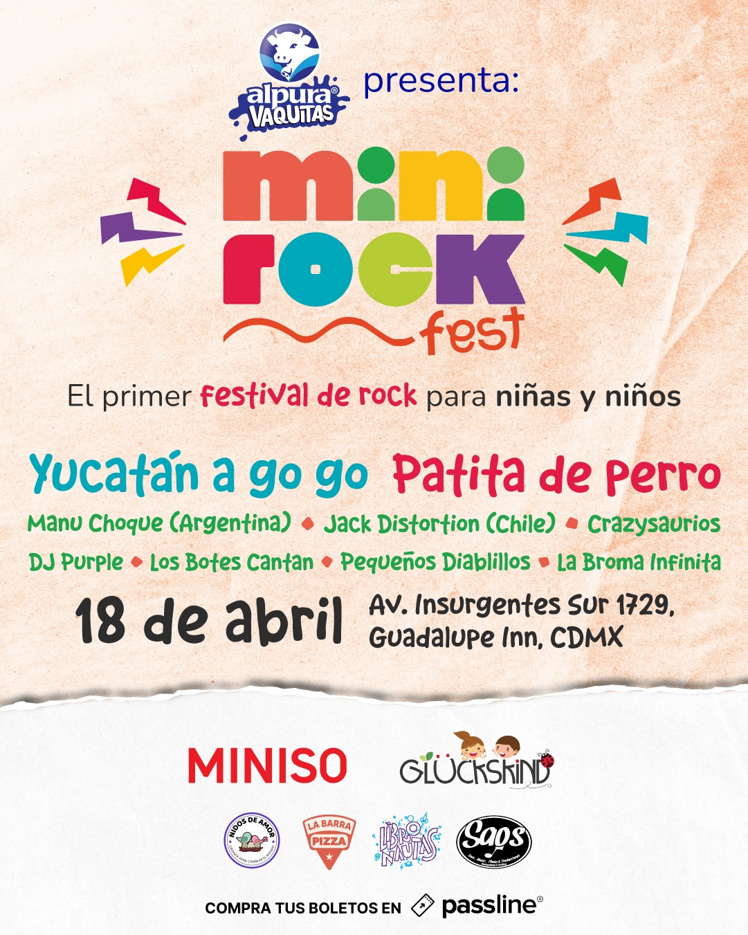 MINI ROCK FEST BMARZO 2026 CARTEL