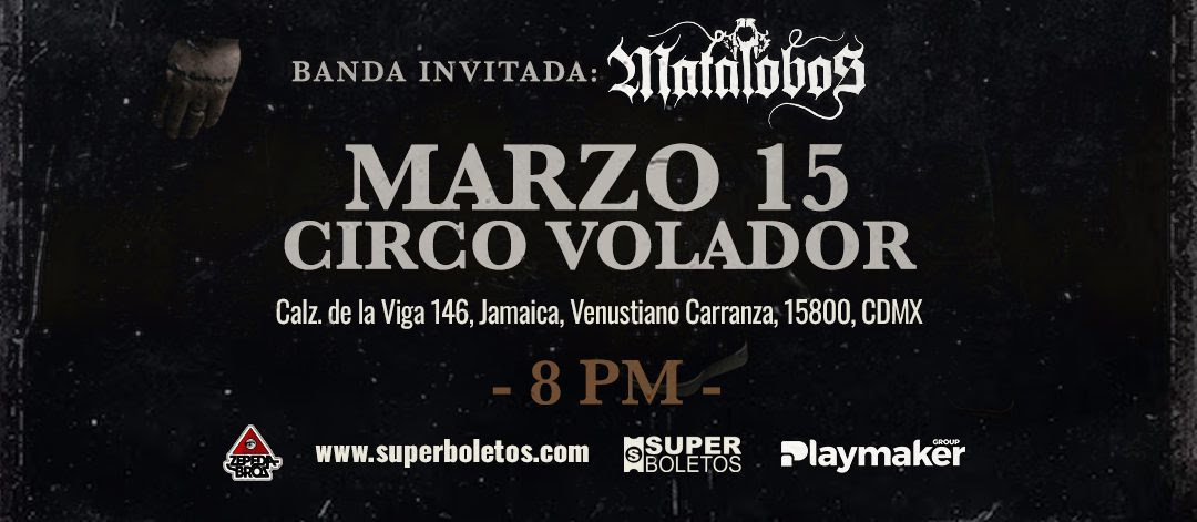 Matalobos, acto abridor en el show de KATATONIA