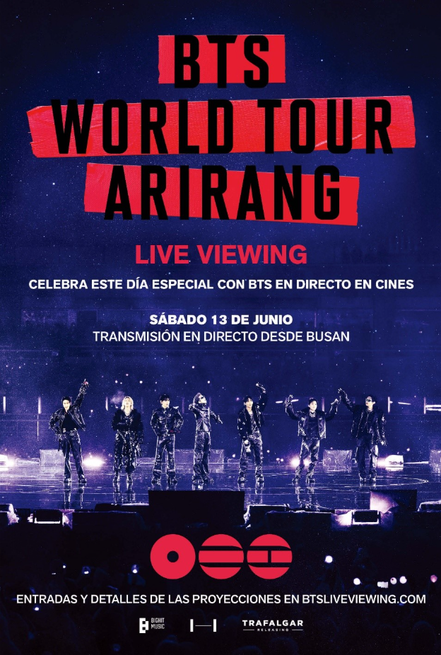 BTS WORLD TOUR ARIRANG’ IN BUSAN LIVE VIEWING llega a Cinépolis