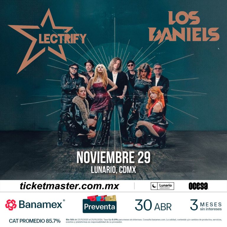 Electrify y Los Daniels tomarán mañana la taquilla del Auditorio Nacional