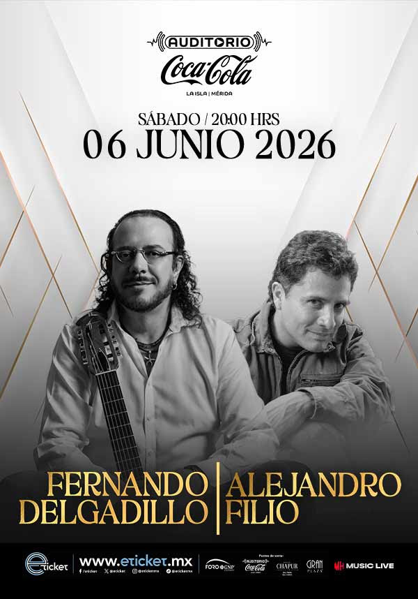 Fernando Delgadillo y Alejandro Filio se plantan en el Auditorio Coca-Cola