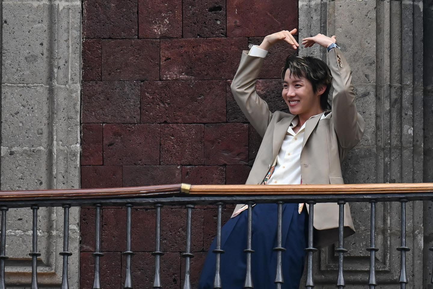 BTS en palacio nacional