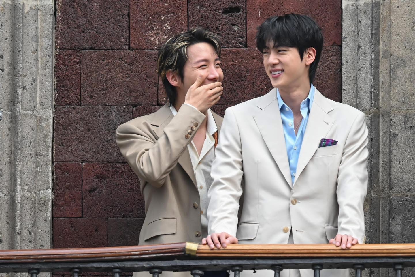 BTS en palacio nacional