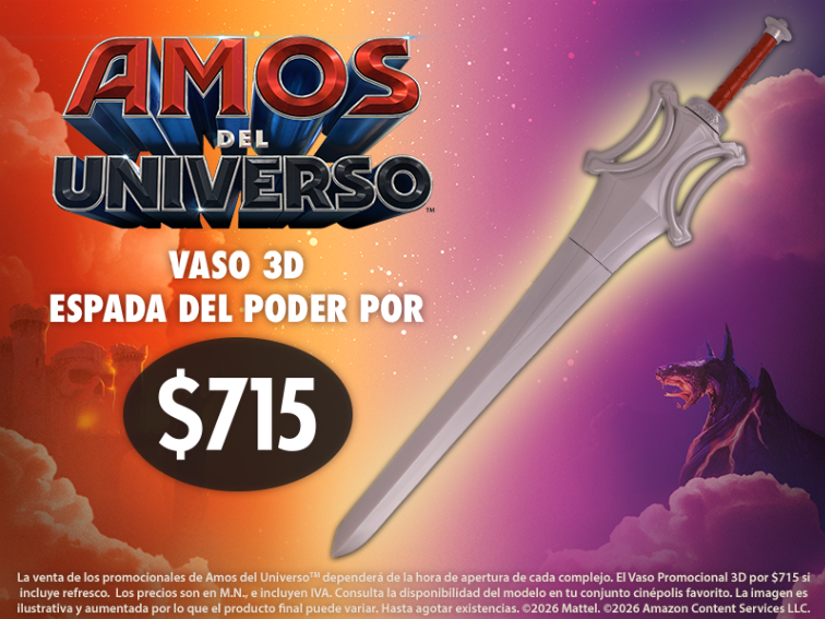 Palomera y Vaso Amos del Universo llega a Cinépolis