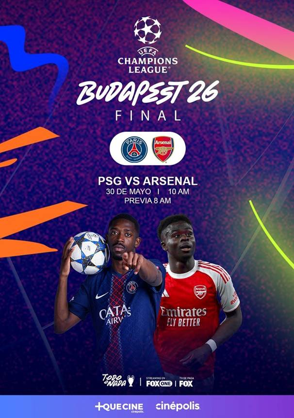 UEFA Champions League a las salas de Cinépolis