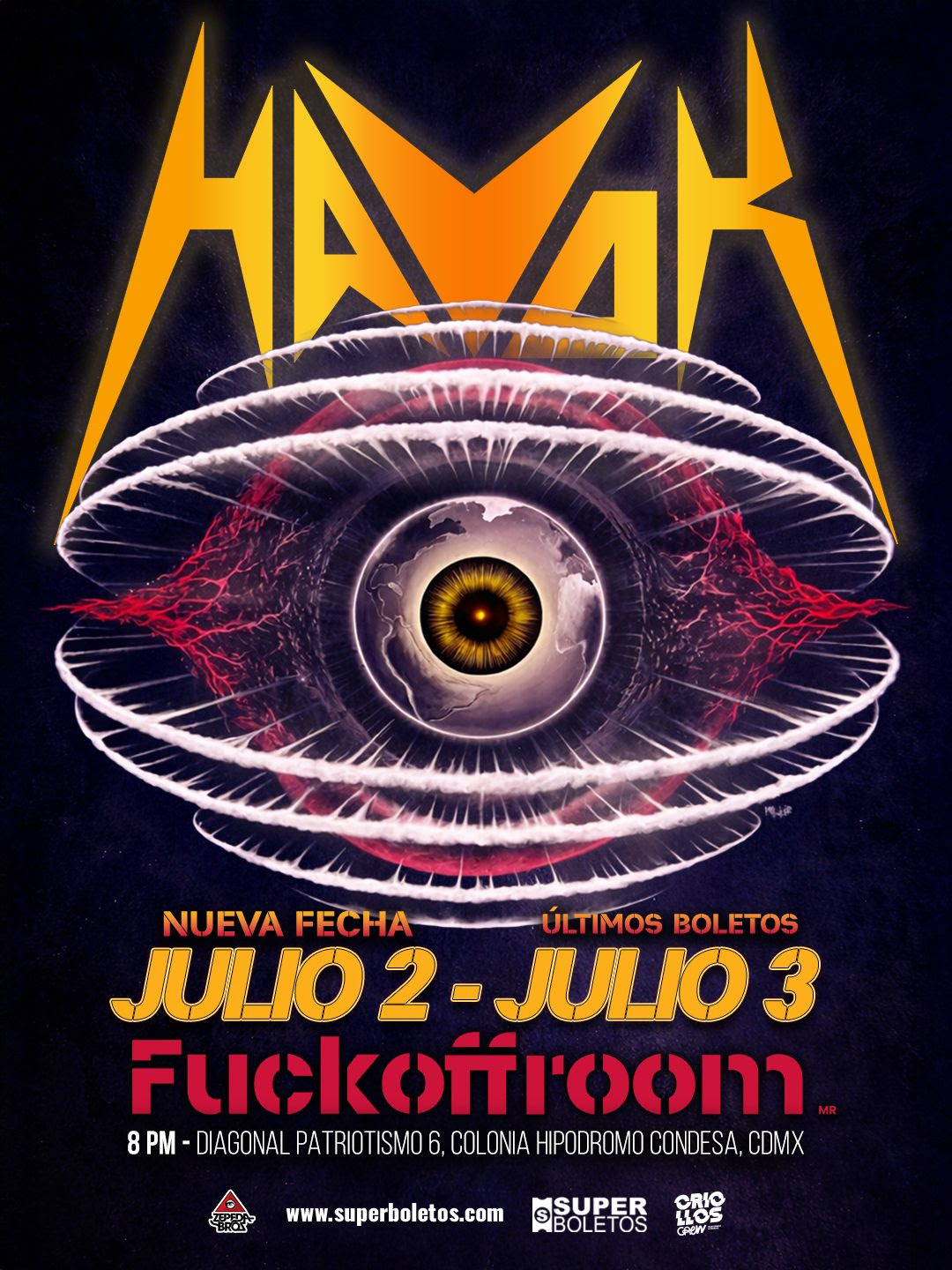 HAVOK FUCK OFF ROOM NUEVA FECHA