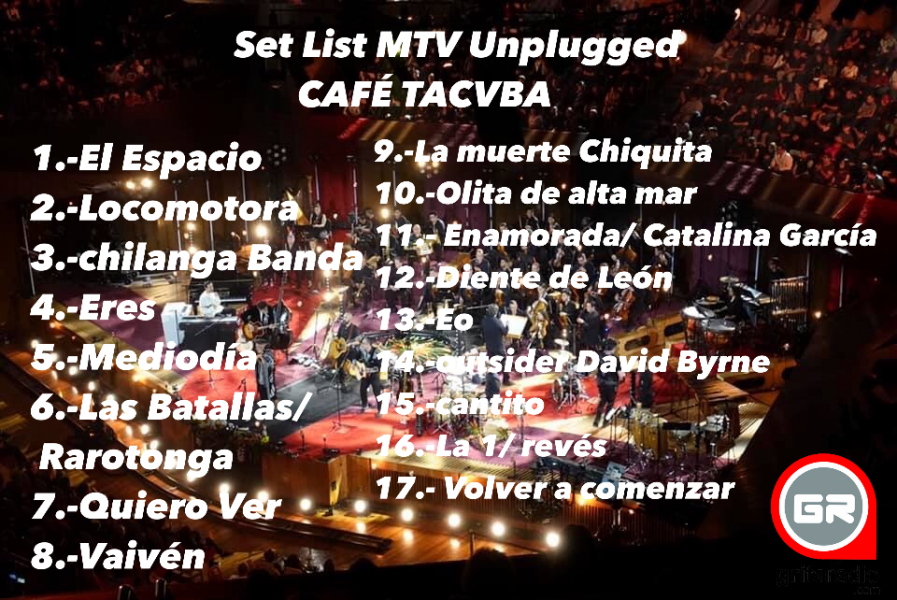 cafe tacuba tour setlist