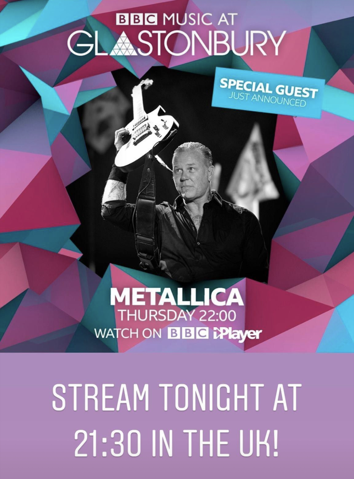 Metallica en streaming Glastonbury