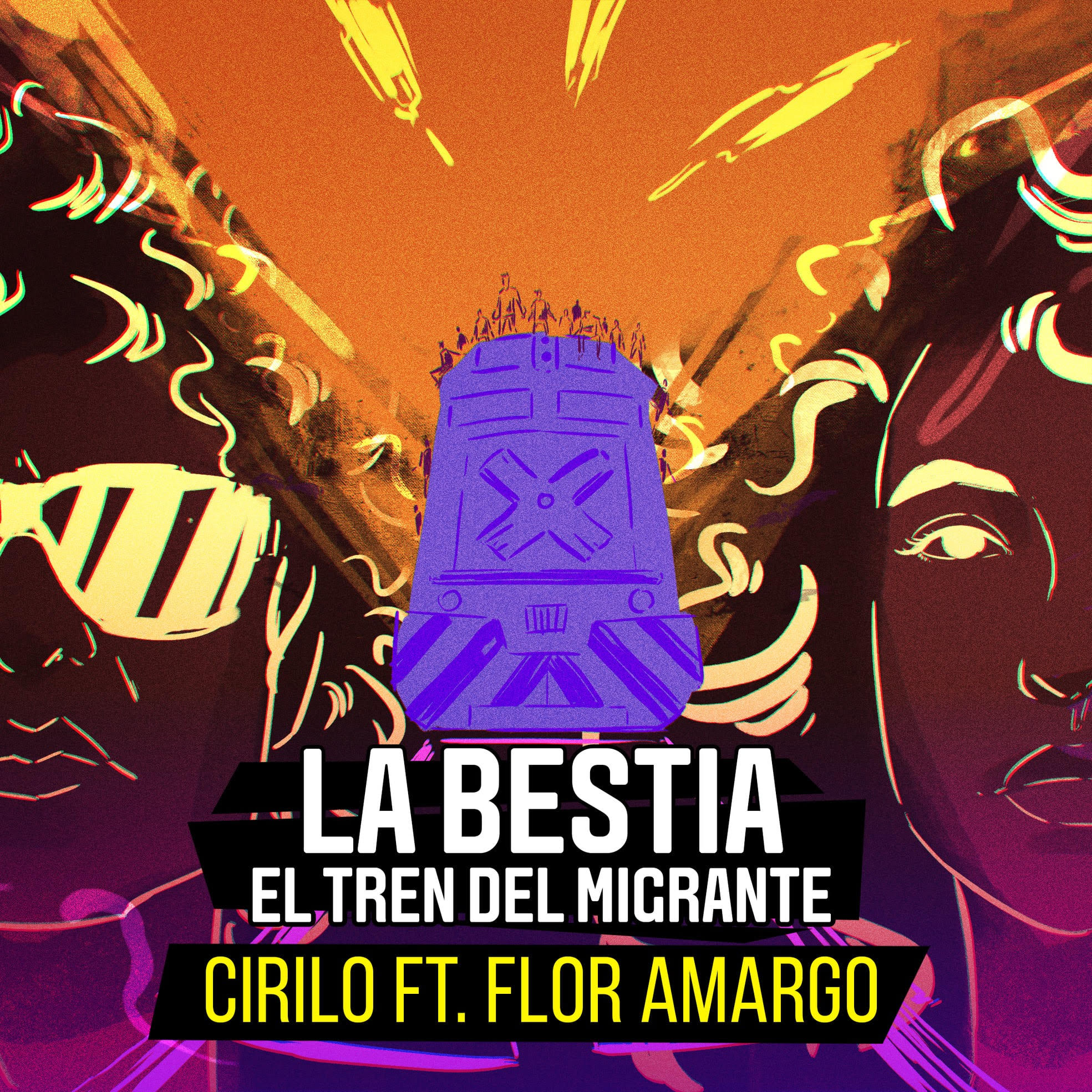 Cirilo y Flor Amargo La Bestia (El Tren del migrante)