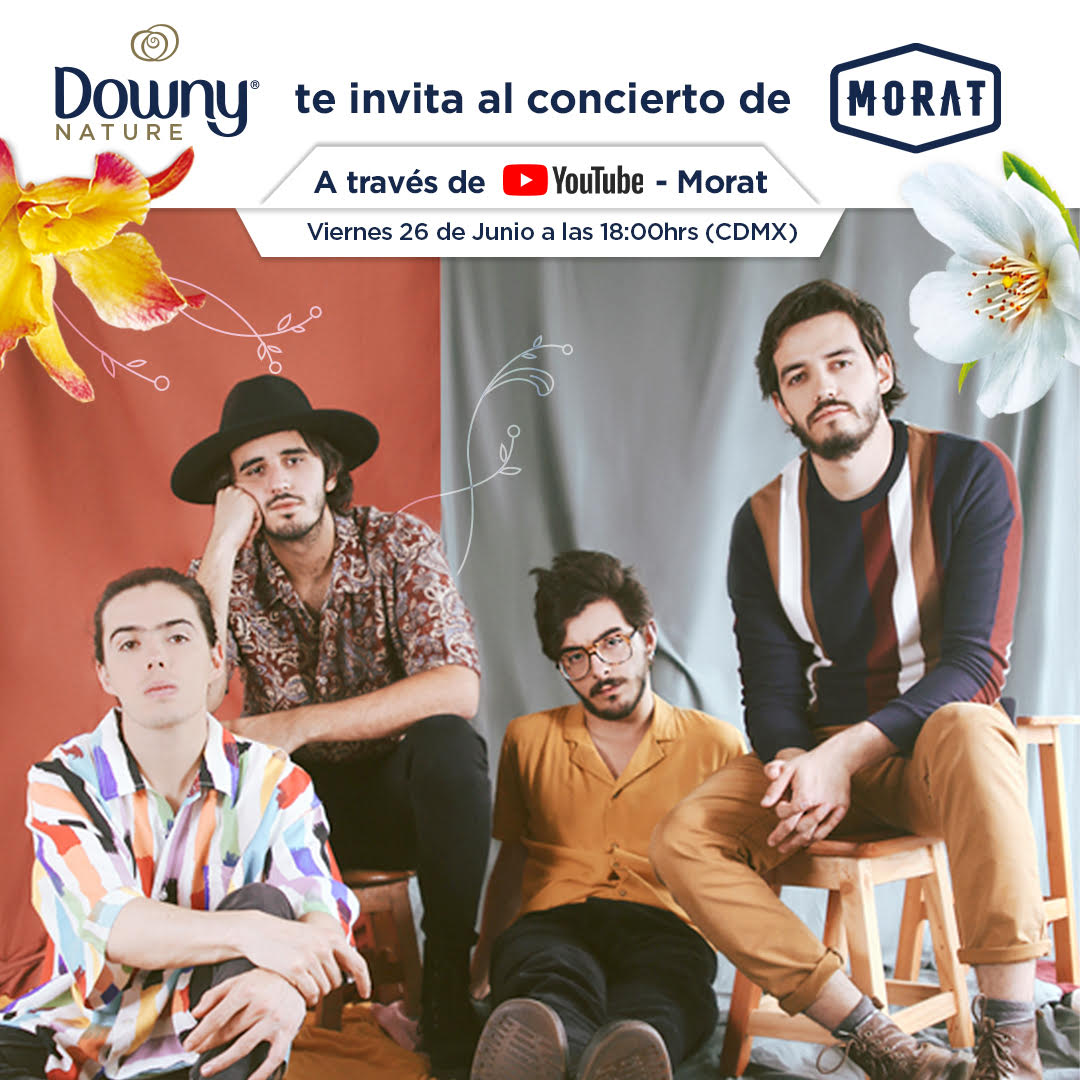 Morat ofrecerá show case de la mano de Downy Nature