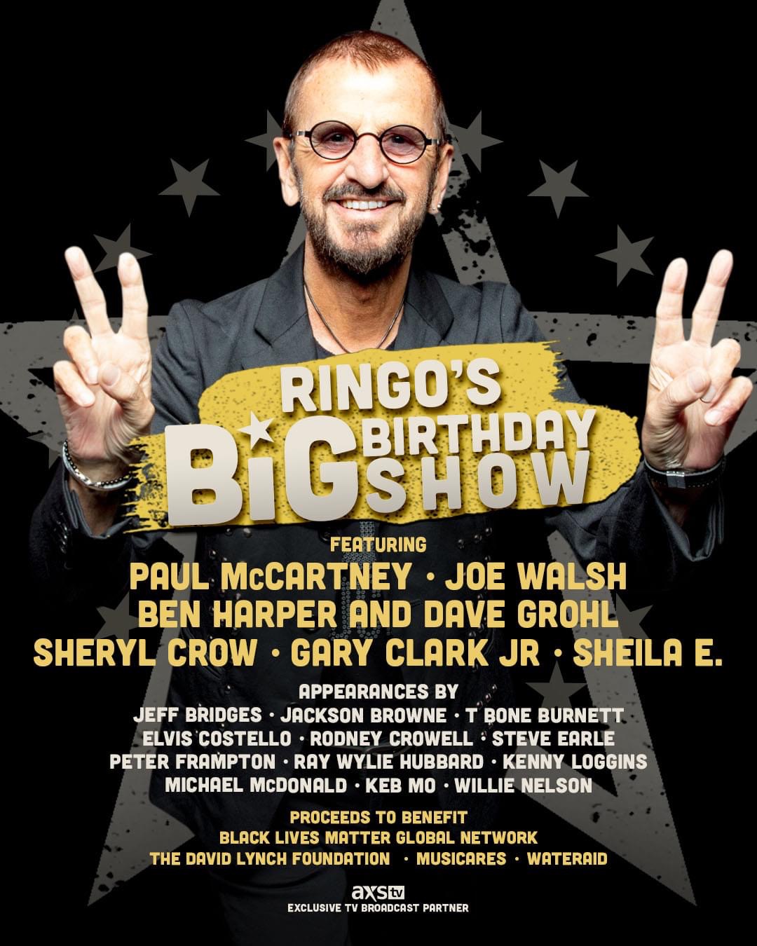 Ringo Starr celebración 80 años