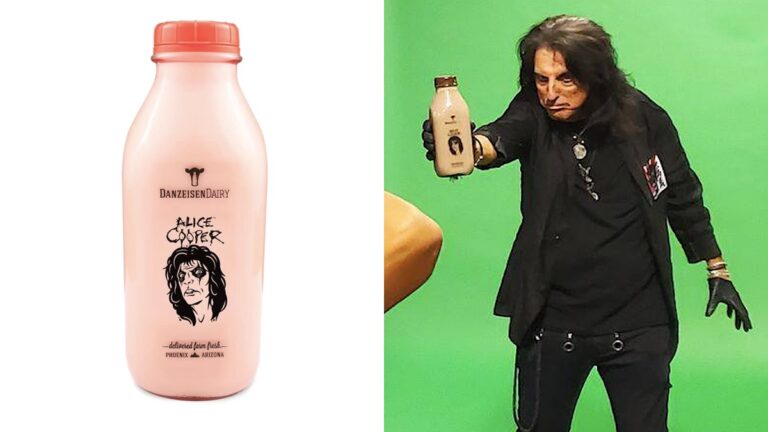 Alice Cooper está lanza bebida de Chocolate con leche