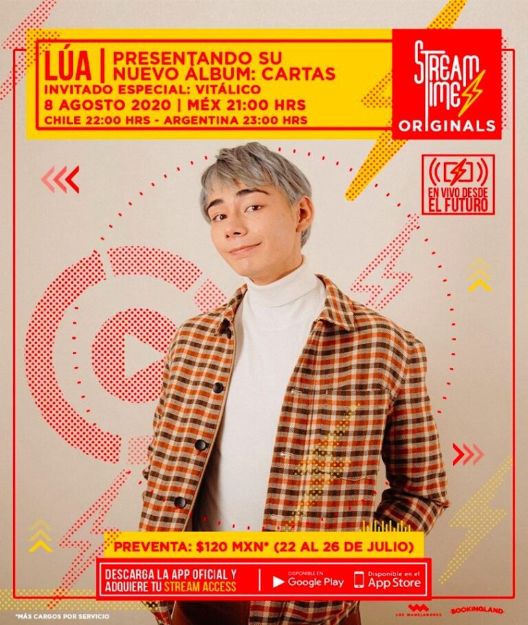 LÚA en StremTime presentando álbum cartas