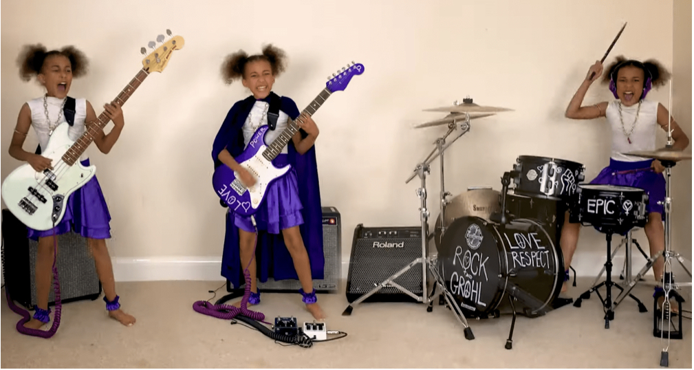 Nandi, de 10 años, lanza el video de respuesta de "Rock and Grohl"