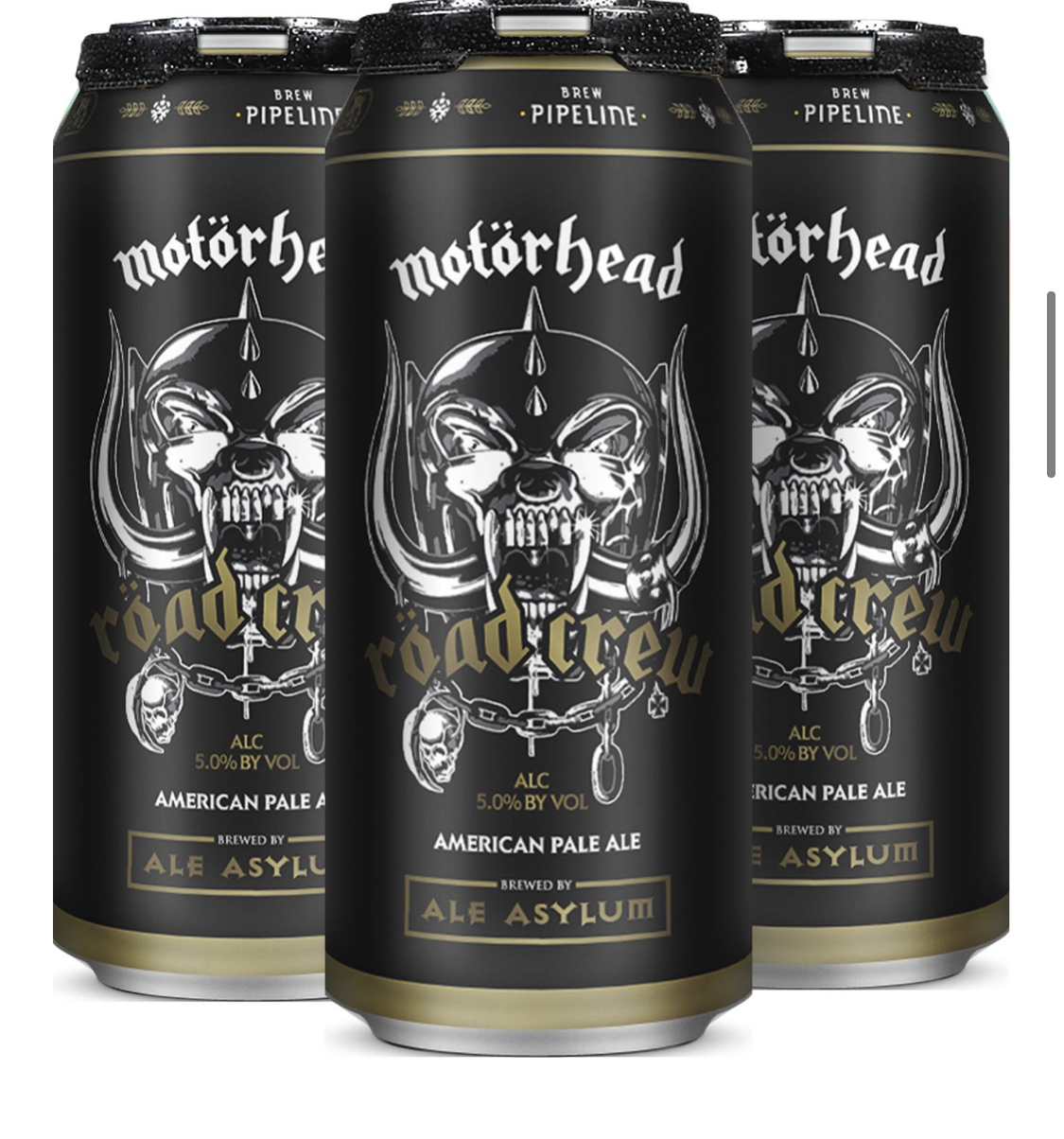 La cerveza artesanal Röad Crew de Motörhead llega a Estados Unidos