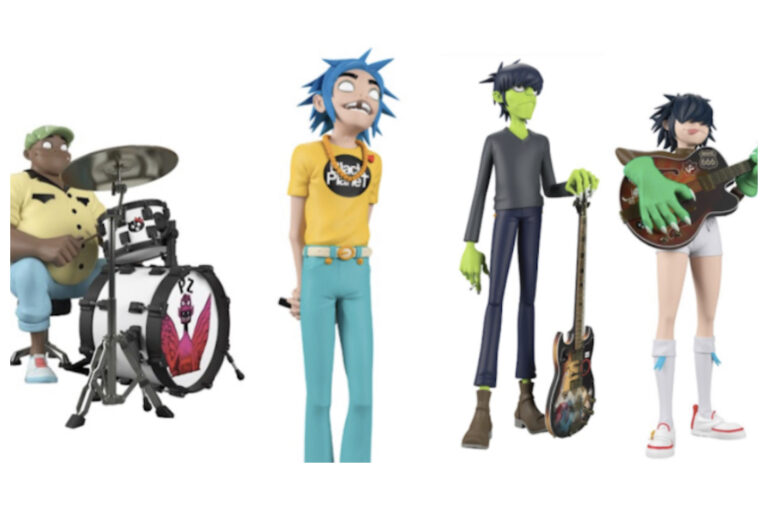 Gorillaz presenta una nueva línea de juguetes de vinilo de lujo