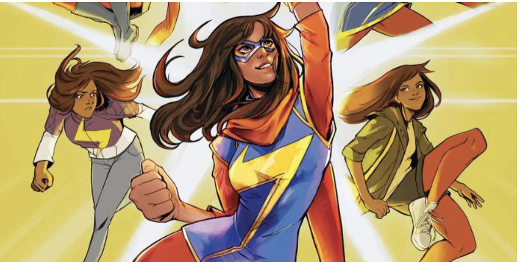 Imágenes de Kamala Khan en acción en el rodaje de Ms. Marvel